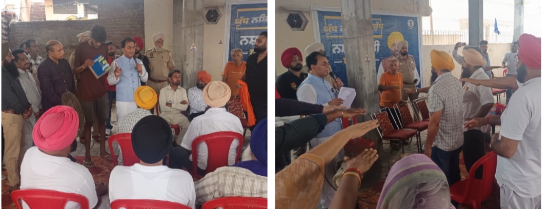 ਨਸ਼ਾ ਨਹੀਂ, ਨਵੀਂ ਰਾਹ ਚਾਹੀਦੀ ਏ": ਪਿੰਡ ਬੰਬੇਲੀ ਵਿੱਚ ਡਾ. ਚੱਬੇਵਾਲ ਵੱਲੋਂ ਨਸ਼ੇ ਖਿਲਾਫ ਜੰਗ ਦਾ ਐਲਾਨ